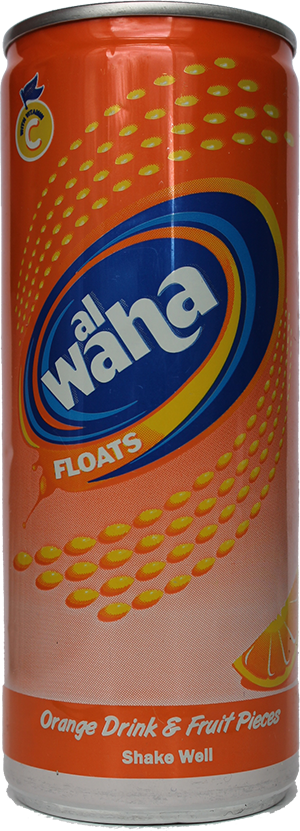 Arabský ovocný nápoj alWaha pomeranč