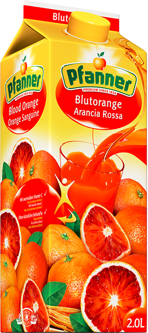 Ovocný nápoj Pfanner červený pomeranč